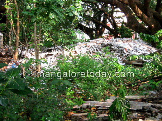 Hazardous material dump beside Urwa market